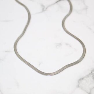 Silver choker